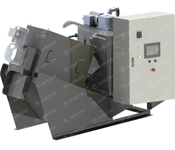 p_VT2 sludge thickening system, VOLUTE™ sludge thickening press VT series, AMCON Europe s.r.o.
