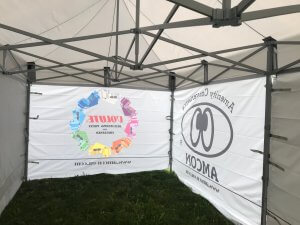 AMCON tent for pilot tests