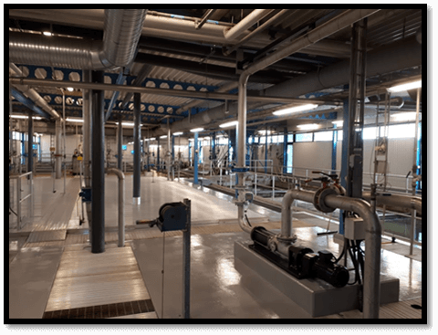 Boxholm installation at municipal WWTP in Sweden
