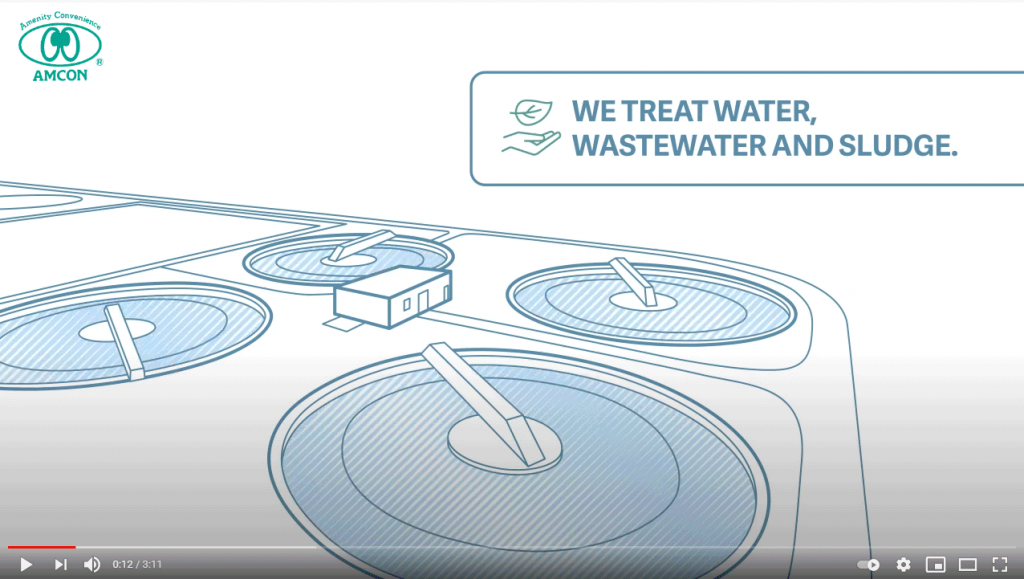 AMCON Europe water, wastewater and sludge treatment video
