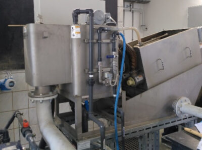 VOLUTE dewatering press installation at Cottbus