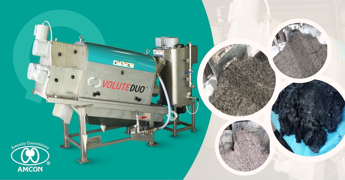 VOLUTE DUO™ prokazuje mimořádnou všestrannost při odvodňování různých typů kalů při zpracování nebezpečných odpadů