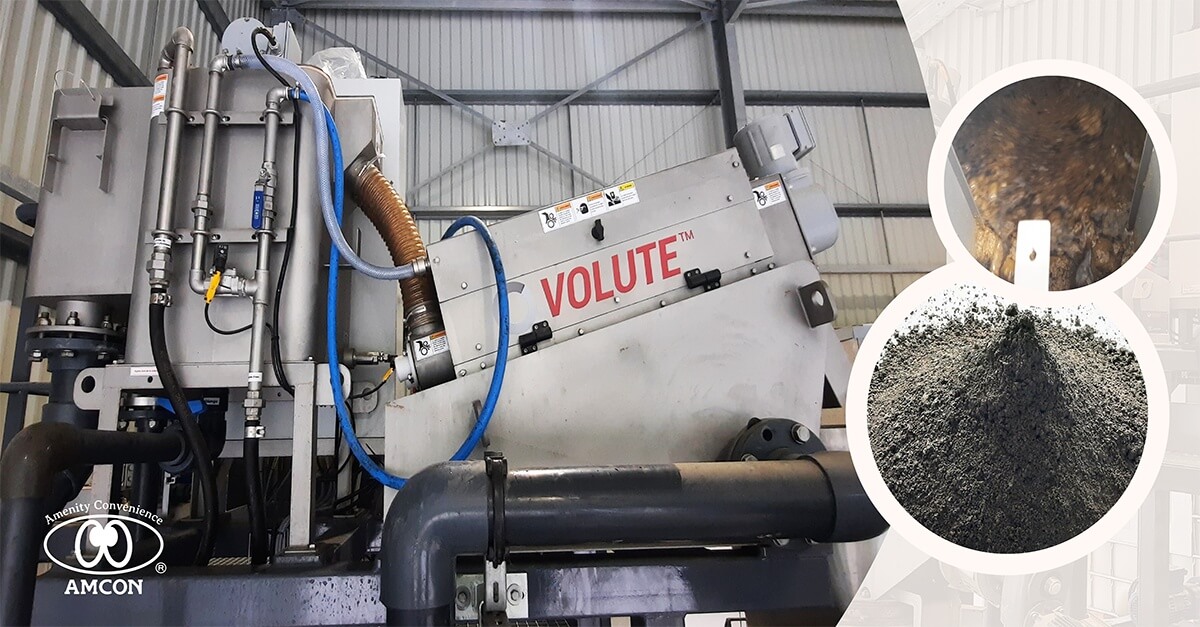 La VOLUTE™ déshydrate le RAS d’une pisciculture