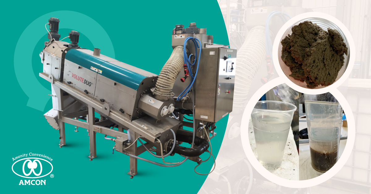 La VOLUTE DUO™ déshydrate les boues biologiques d’une ferme piscicole en eau de mer