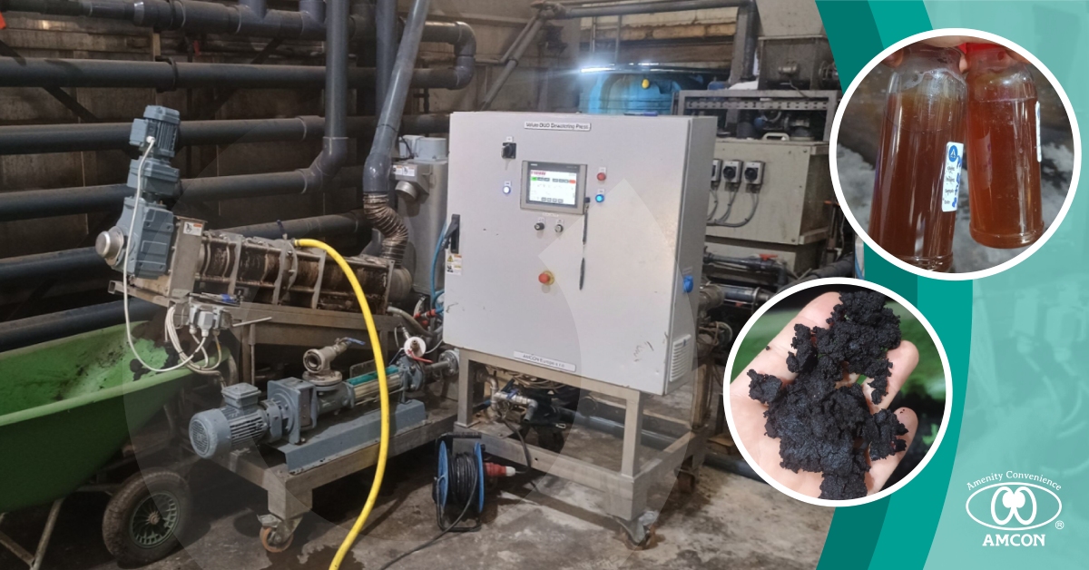Optimalizované odvodňování vláknitého kalu z DAF pomocí technologie VOLUTE™
